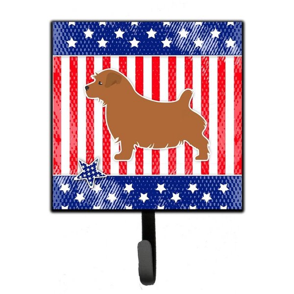 Micasa USA Patriotic Norfolk Terrier Leash or Key Holder MI224177